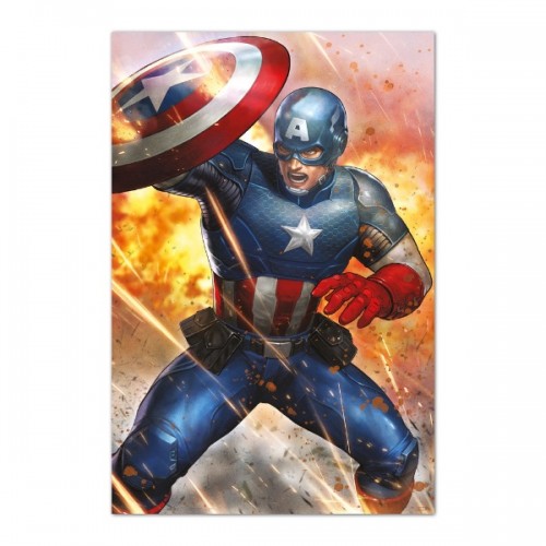 Αφίσα Captain America Under Fire - Marvel
