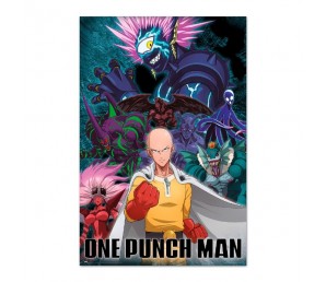 Αφίσα Saitama VS Villains - One Punch Man