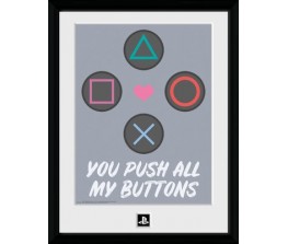 Κάδρο PlayStation - Push My Buttons