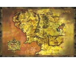 Αφίσα Lord Of The Rings Classic Map