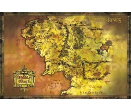 Αφίσα Lord of The Rings Classic Map