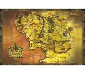 Αφίσα Lord of The Rings Classic Map