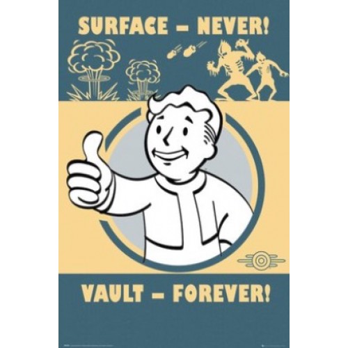 Αφίσα Fallout 4 - Vault Forever