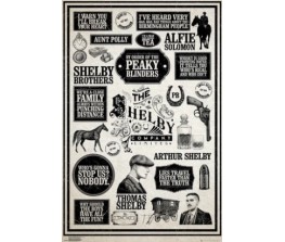 Αφίσα Peaky Blinders - Infographic