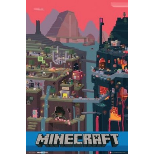 Αφίσα Minecraft - World