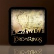 Φωτιστικό 3D Χάρτης Middle Earth - The Lord of the Rings